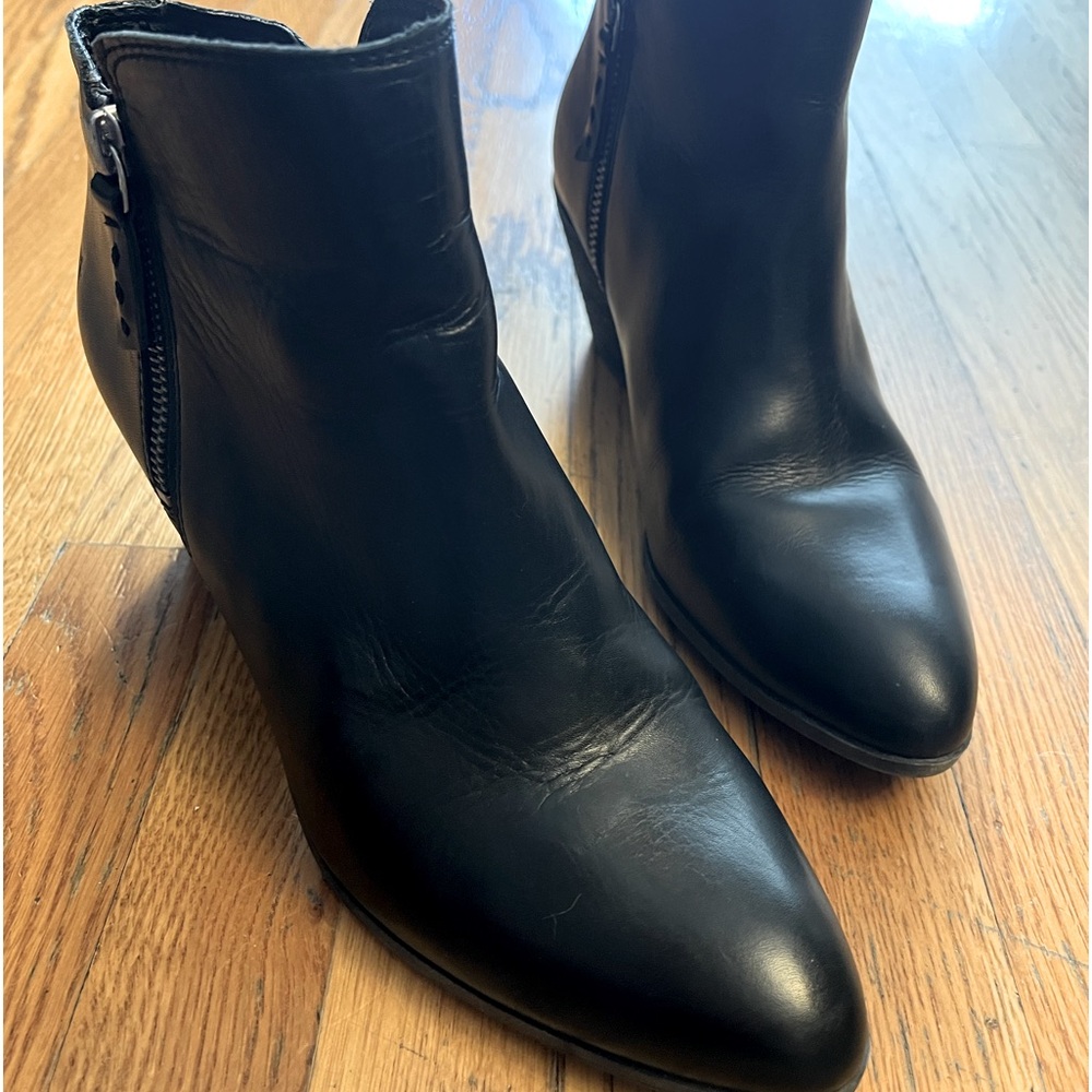 Frye heeled booties. Size 9 Black